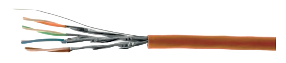 LANmark-10G U/FTP AWG23 Cat 6A LSZH Dca s2 d2 a1 Ornage 500m reel