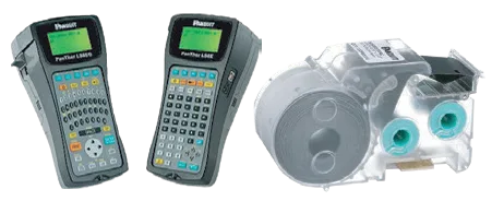 Hand held thermal transfer label printer kit